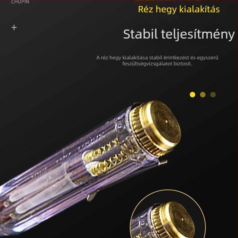 Érintéses feszültségmérő Toll villanyszerelőknek, klippel