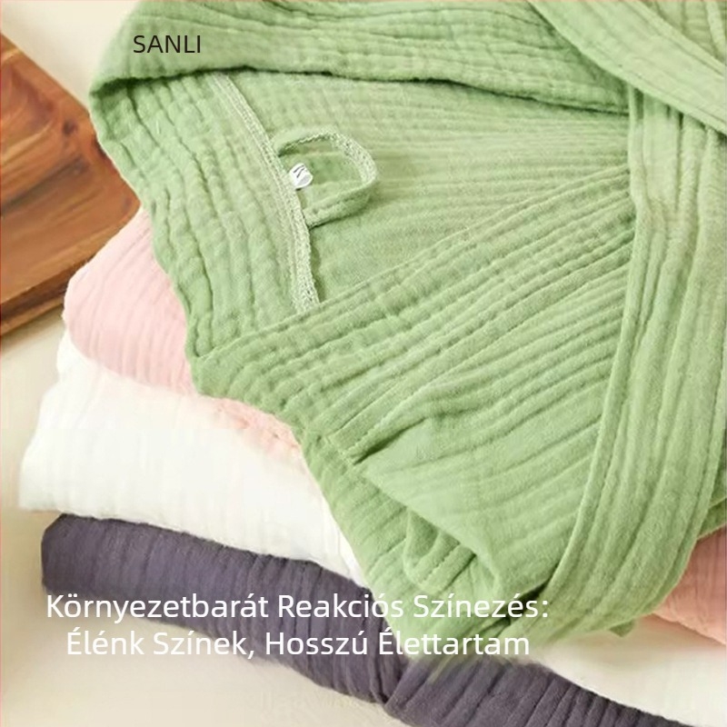 Pamut fürdőköntös pároknak, nőknek, téli szezon, tömeg 320-510 g