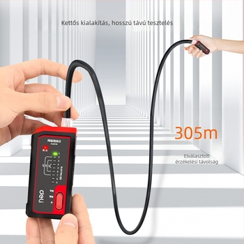 Deli DL8401 Hálózati kábel és telefonvonal-teszter