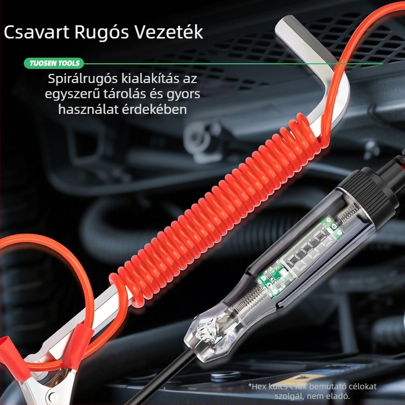 Xtuosen elektromos teszt toll digitális kijelzővel, multifunkcionális áramkör-tesztelő