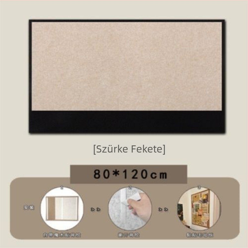 Bambusz falra szerelhető kijelző tábla, öntapadós, fúrás nélküli, modern minimalista stílus – fotófal és kollégiumi dekoráció