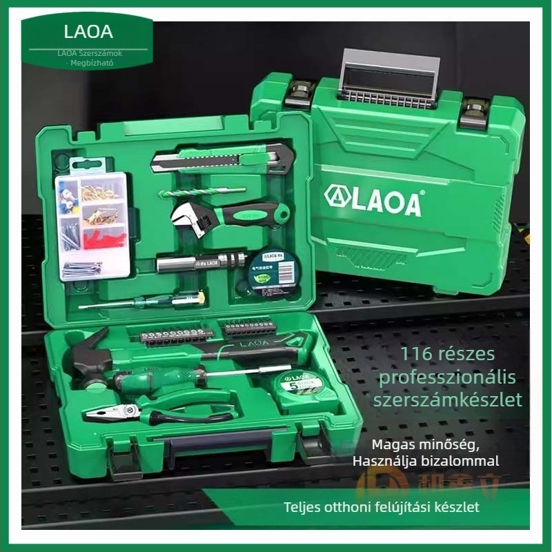 LA101207 116-darabos szétbontó készlet háztartási javításhoz – Old a, PC anyag