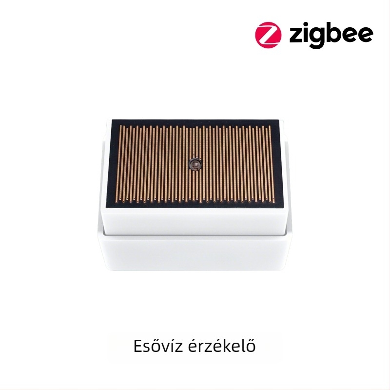 MOES Zigbee intelligens esőérzékelő és kültéri fényérzékelő, IPx4 vízálló, CR123A elemről működik