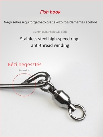 Mély-tengeri horgászkészlet hajóra, ívelt egykaros tartó és rozsdamentes acélsodrony