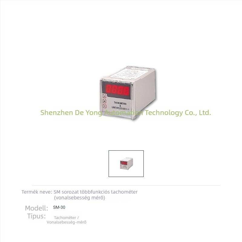 Többfunkciós tachométer SM-10/SM-20/SM-20S — mérési tartomány 9999, pontosság 1, alkalmazás: ipari kontroll