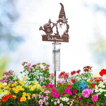 Napelemes karácsonyi vasból készült művészi lámpa – kültéri földcsapra telepíthető lámpa, LED 0,5W, 1,2V, 6–12 óra, modell D355