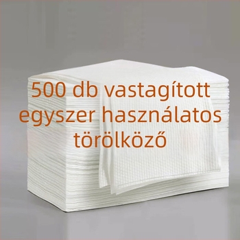 Egyszerhasználatos törölközők szállodai és szalonhasználatra, megvastított és megnagyobbított, hajturban, 70 g, nedvességfelszívás 16–20 s, 500 darab