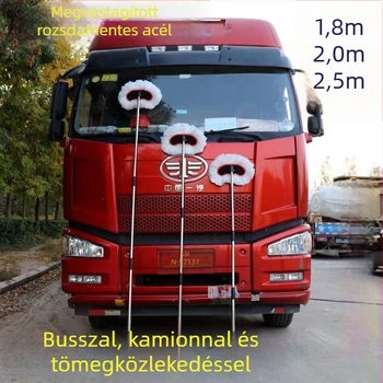 Autómosó kefe – Típus: autómosó kefe; Anyag: rozsdamentes acél; Márka: North Three Joe