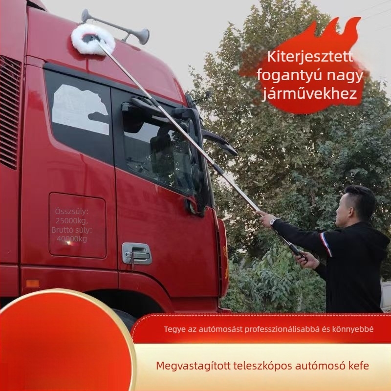 Autómosó kefe – Típus: autómosó kefe; Anyag: rozsdamentes acél; Márka: North Three Joe