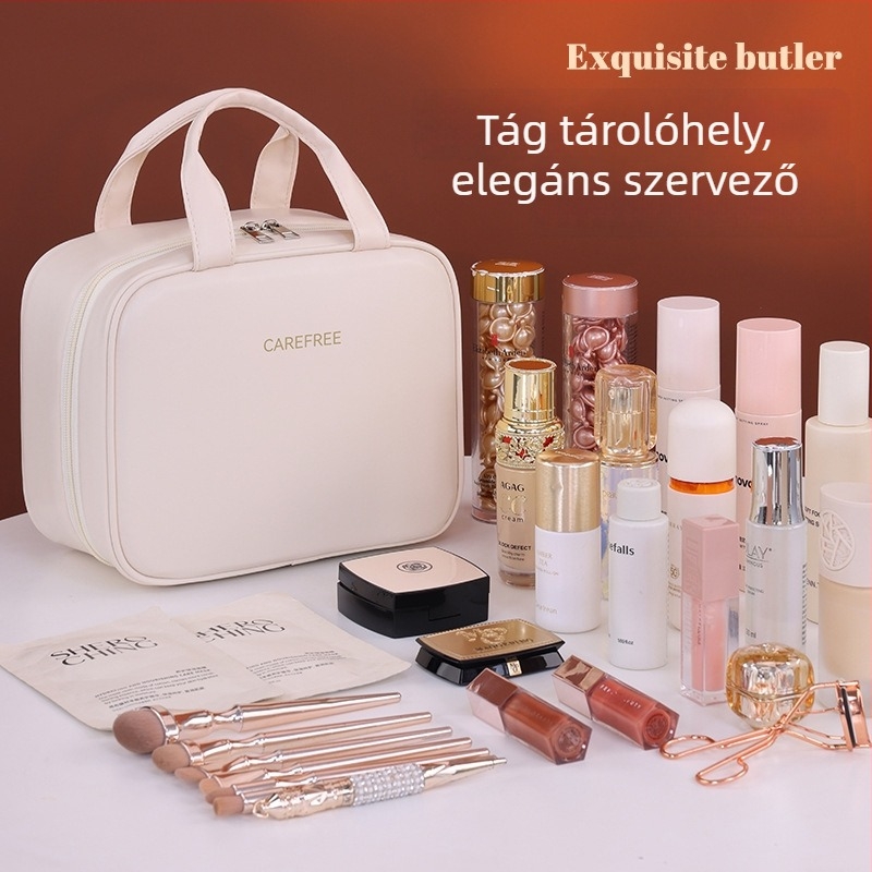 Ai yijiu 8096 Kocka alakú bőr kozmetikai táska - vízálló, modern egyszerű stílus
