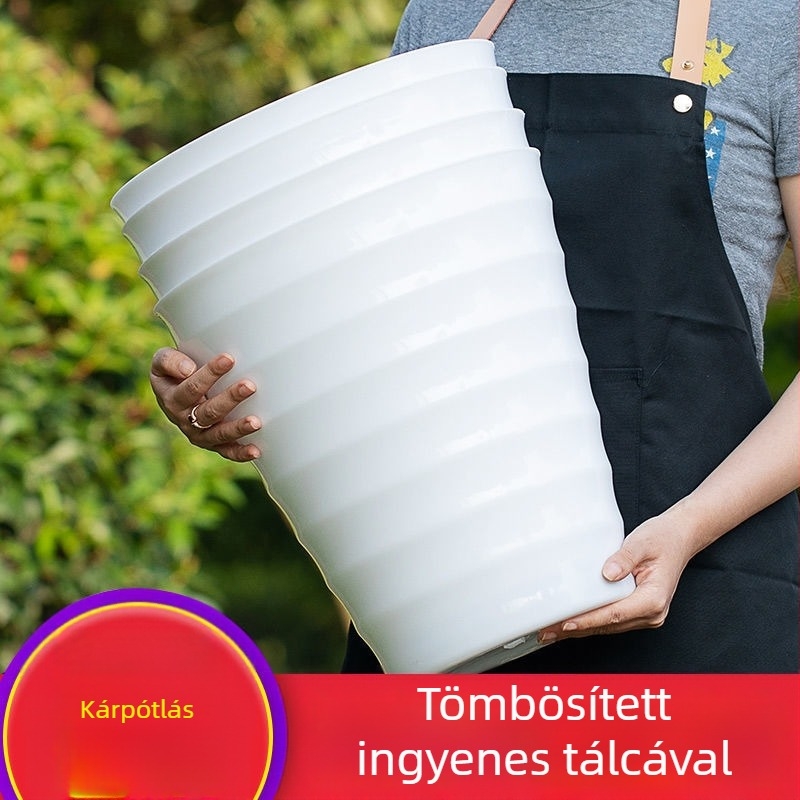 Gyanta virágtartó bonsajhoz – padlón álló, idilli stílusú, otthoni kertészkedéshez