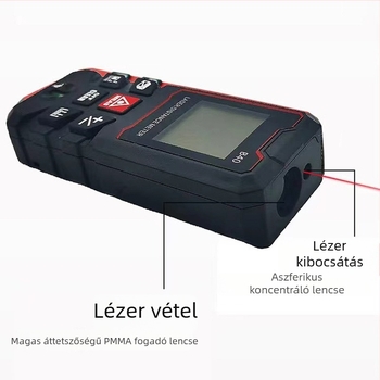 Kézi lézeres távolságmérő, 80 m, beltéri és kültéri használatra, lézeres mérőeszköz-sorozat, multifunkcionális intelligens távolságmérő