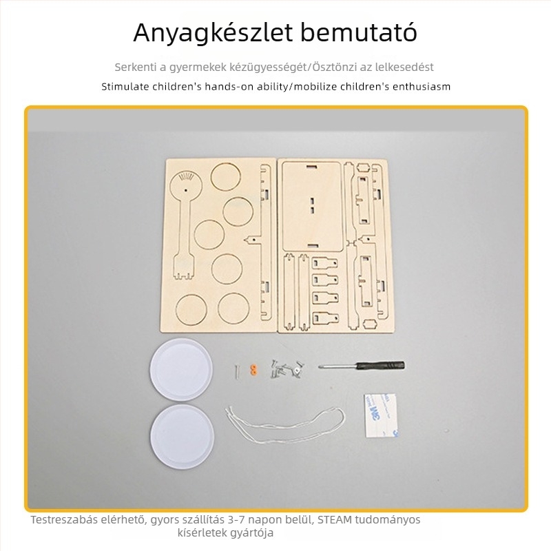 Fából készült DIY mérlegkészlet fizikai kísérletekhez, többfunkciós STEM játék 7-14 éveseknek