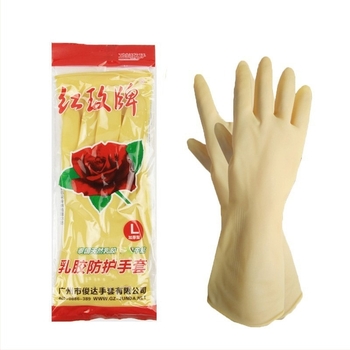 Egyszer használatos latex kesztyűk tisztításra, mosogatásra és háztartási feladatokra