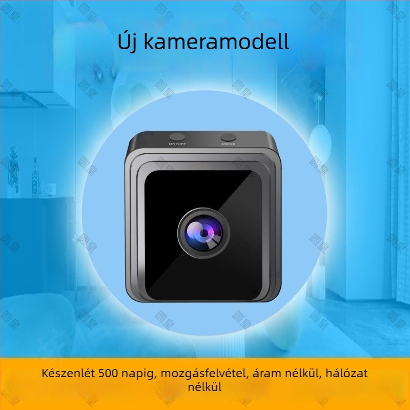 CMOS vezeték nélküli biztonsági kamera beltéri és kültéri használatra, Android és iOS kompatibilis
