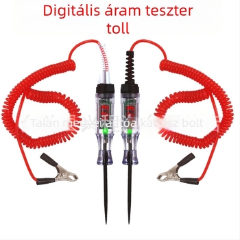 Xingcheng Digitális feszültségmérő toll autókhoz, DC5-110V