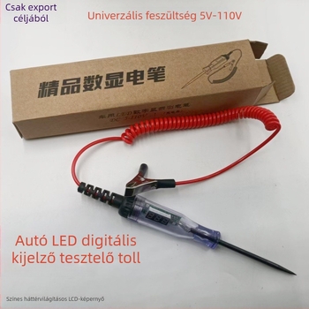Xingcheng Digitális feszültségmérő toll autókhoz, DC5-110V