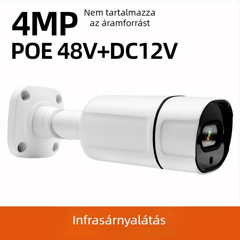 Kangxinwei IPC Hálózati Kamera alumínium testtel, kettős világítású infravörös, éjszakai látás, súly 0.8