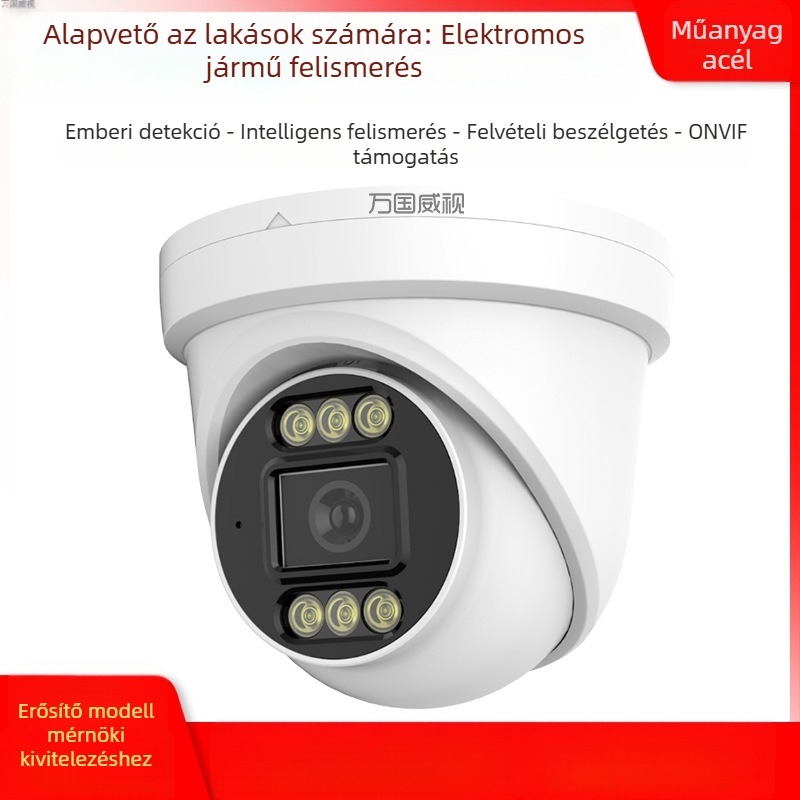 Lift IP kamera H265+ kódolással, 4MP/2.5K felbontás, 2.8mm objektív, 12V tápegység