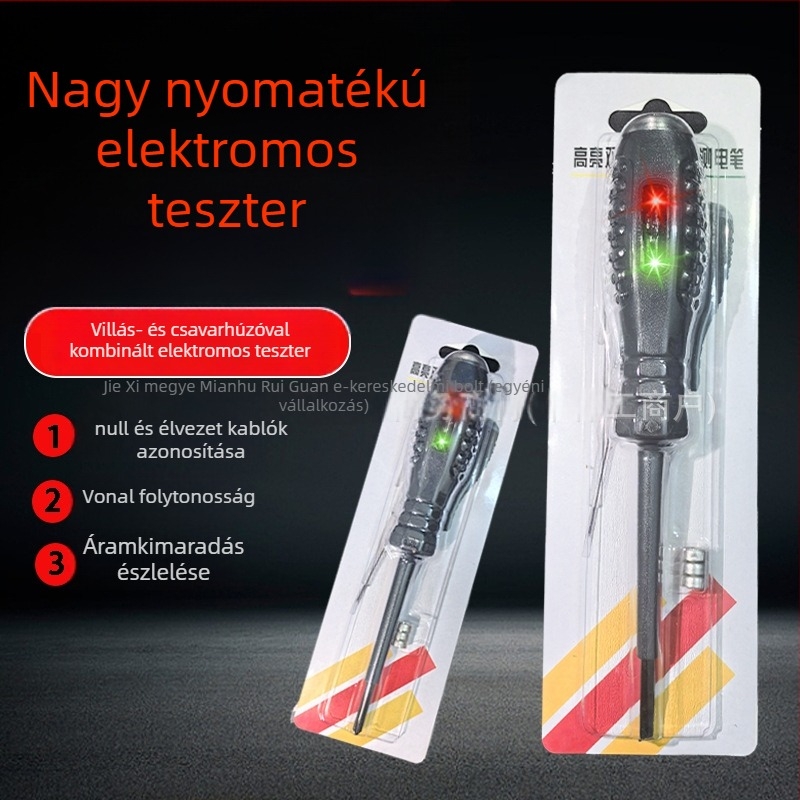 Intelligens indukcióval működő elektromos teszttollal, nagy nyomatékkal, otthoni használatra (Márka: Egyéb; Importált: Nem; Alkalmazási terület: Otthoni használat)