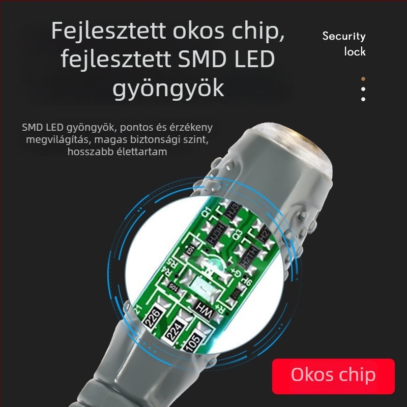 Intelligens indukcióval működő elektromos teszttollal, nagy nyomatékkal, otthoni használatra (Márka: Egyéb; Importált: Nem; Alkalmazási terület: Otthoni használat)