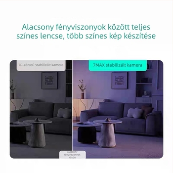 360 7max okos kamera 4MP HD-vel, éjjellátás, felhőalapú tárhely, mobilalkalmazás vezérlése, 30m+ hatótáv