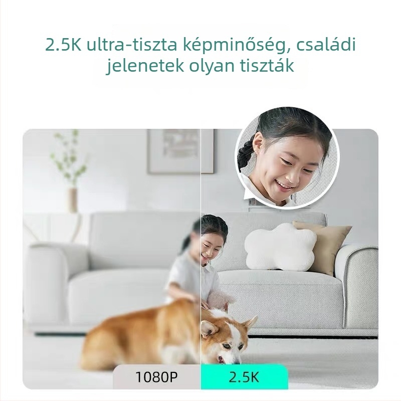360 7max okos kamera 4MP HD-vel, éjjellátás, felhőalapú tárhely, mobilalkalmazás vezérlése, 30m+ hatótáv