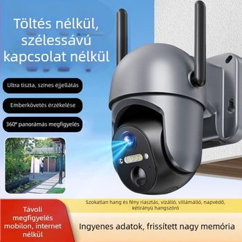 CMOS megfigyelő kamera, 360° lefedettség, valós idejű interkom, távoli be- és kikapcsolás
