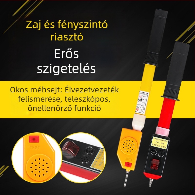 CHKL akusztikus-optikai 10kV nagyfeszültségű elektroszkóp teleszkópos mérőfejjel