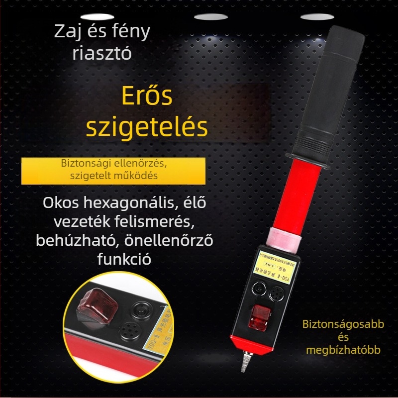 CHKL akusztikus-optikai 10kV nagyfeszültségű elektroszkóp teleszkópos mérőfejjel