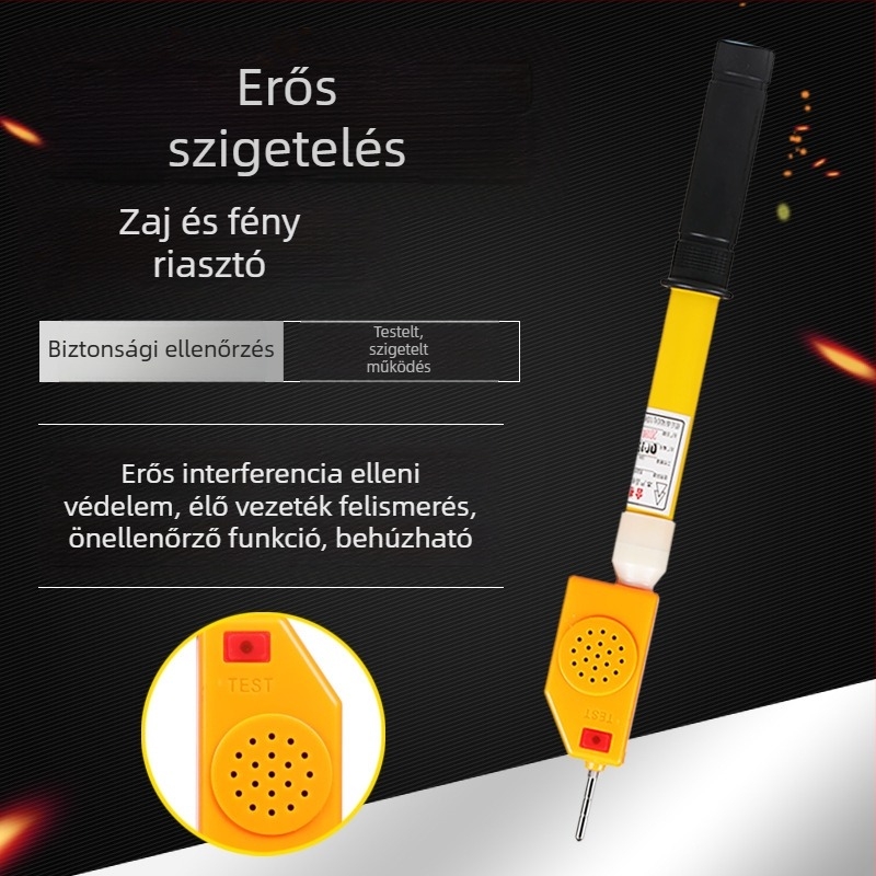 CHKL akusztikus-optikai 10kV nagyfeszültségű elektroszkóp teleszkópos mérőfejjel
