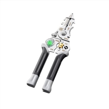 Villanyszerelő 28-in-1: többfunkciós fogó, vezetékek leszedése, vágás, crimpeelés, tekerés és rögzítés