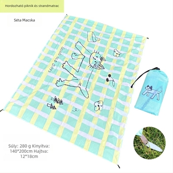 Kültéri kemping matrac – kopásálló Oxford szövet, vízálló, 230 g, 1–6 fő számára