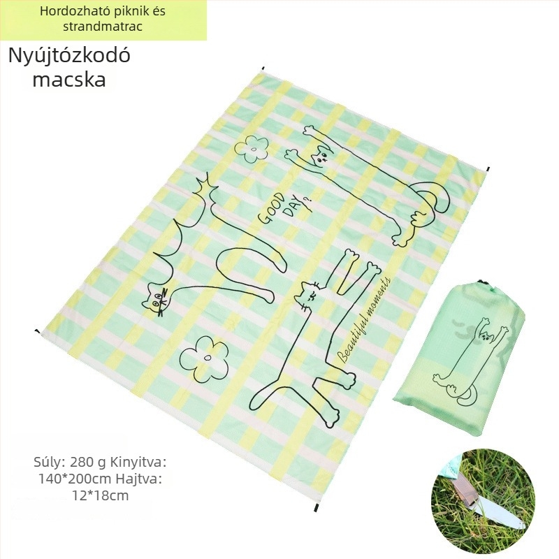 Kültéri kemping matrac – kopásálló Oxford szövet, vízálló, 230 g, 1–6 fő számára