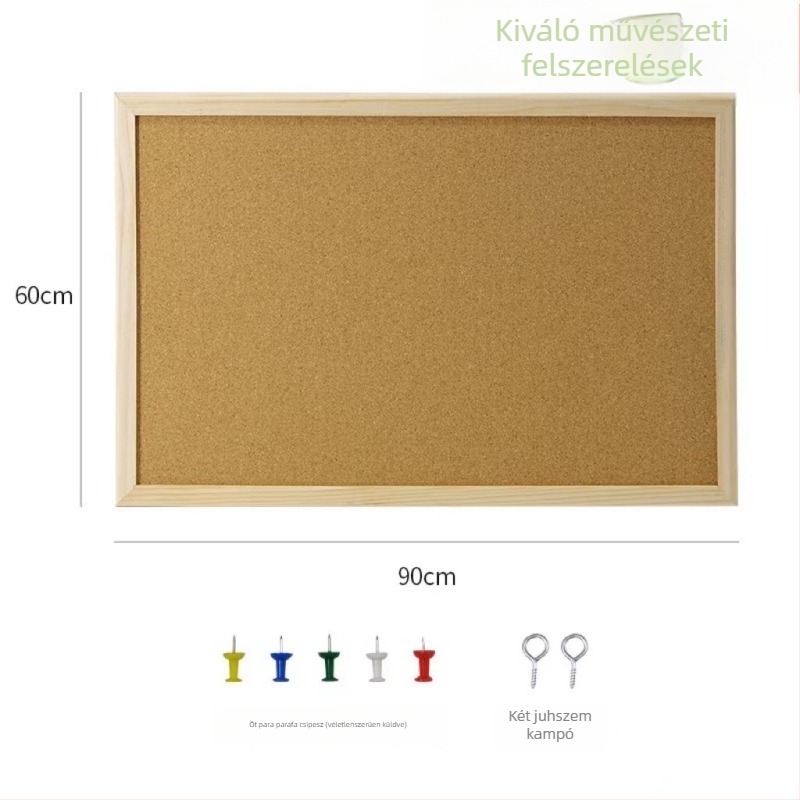 Parafatábla fotófalhoz – egyoldalas, felakasztható üzenetfal, faanyagból, modern, minimalist stílus