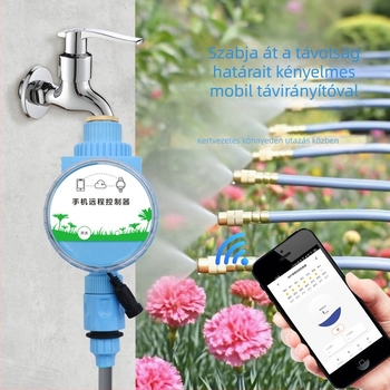 FUJIN Bluetooth/Wi‑Fi öntözési átjáró, öntözésvezérlő, mikro-spray sorozat, ABS anyag, automatikus öntöző-vezérlés