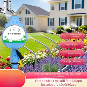 FUJIN Bluetooth/Wi‑Fi öntözési átjáró, öntözésvezérlő, mikro-spray sorozat, ABS anyag, automatikus öntöző-vezérlés