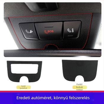 Mercedes-Benz A180, CLA200, GLA260 belső visszapillantó tükör esőérzékelő dekorpanel SOS védőfedél