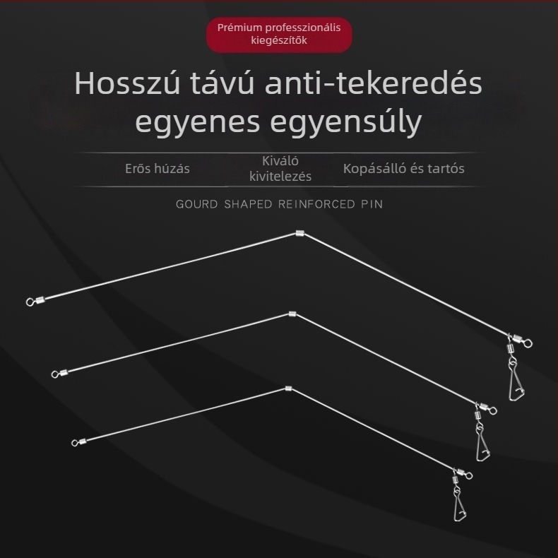 Kaisi Spacer Gyöngyök Horgász Készlet Part Menti Dobáshoz – Anti-Forgács, Fél Forgó Egyensúly