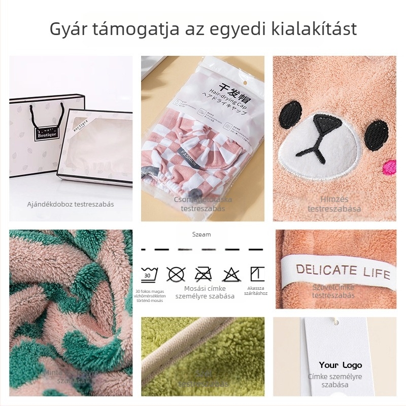 Korall fleece arctörölköző, 60 g, 5–10 s nedvszívó, logóval testre szabható, DS23-0832