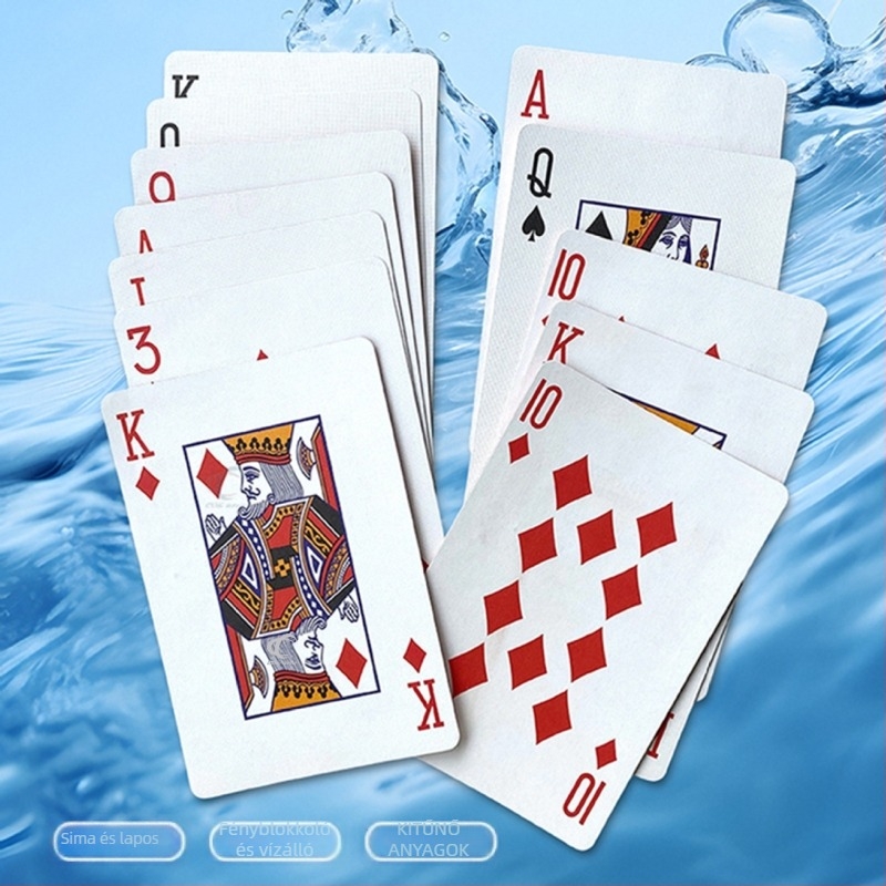 RFID EV1/ICODE SLIX NFC poker kártya jel – PVC, 8k memória, HF, érzékelési távolság 3–25 cm, 100000 olvasás/írás ciklus