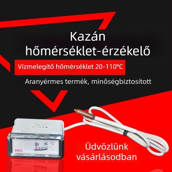 Vízmelegítő hőmérő, univerzális, 20-110°C tartomány