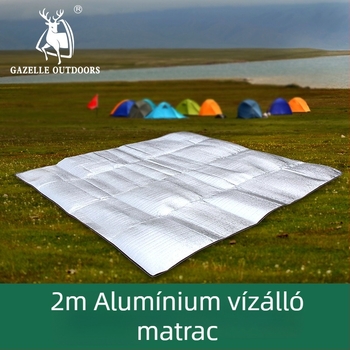 Hui antelope kültéri nedvességálló matrac EVA alumínium fóliával, 0,5 kg, kempingezéshez és piknikhez, 3-4 főnek
