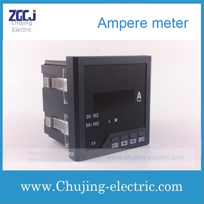 Egyfázisú digitális ampermérő, 5A tartomány AC0-5A, áramtranszformátorral kompatibilis, CJ-AA31, Chu Jing Electric