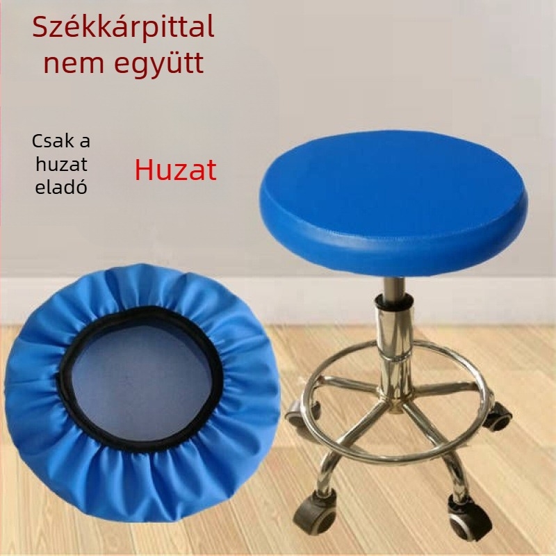 Bőrrel készült teljes körű kör alakú székhuzat lift ülőalkalmatosságok és bárszékek számára | univerzális illeszkedés | cipzár nélküli | porvédő/kanapé/klímaberendezés huzat | Márka Unique