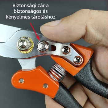 Kertészeti metszőolló gyümölcsfákhoz – SK5 magas széntartalmú acél, fém markolat, Mountain and Wild