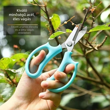 Kiemelkedően erős kerti metszőolló, vágáshoz és virágkötészethez – Többfunkciós virágvágó olló