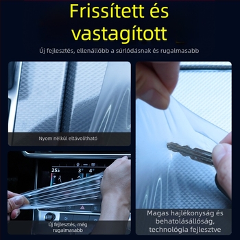 BYD Hiace 07EV belső központi kijelző és navigációs kijelző TPU edzett védőfilm – magas és alacsony hőmérséklet-ellenállás, általános felhasználás
