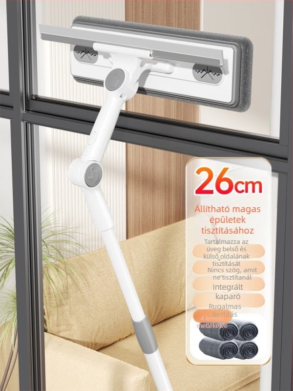 Műanyag egyoldalas külső üveg tisztító eszköz magasépületek ablakaihoz
