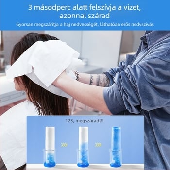 Egyszer használatos, vastagított törölköző fodrászszalon számára, a haj mosásához és szárításához